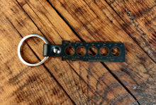 Load image into Gallery viewer, 5 Cylinder Gasket Leather Key Ring