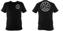 Load image into Gallery viewer, Vegvísir Tee With Printed Back