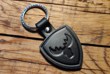 Load image into Gallery viewer, Moose Leather Key Ring