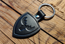 Load image into Gallery viewer, Moose Leather Key Ring