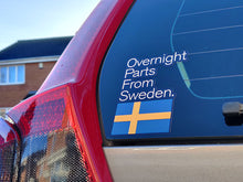 Load image into Gallery viewer, Overnight Parts From Sweden Decal