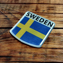 Load image into Gallery viewer, Swedish Shield 3D Polydome Decal