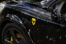 Load image into Gallery viewer, Moose Head Shield 3D Polydome Decal - Yellow