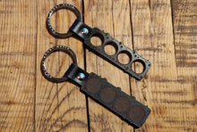 Load image into Gallery viewer, 4 Cylinder Gasket Leather Key Ring