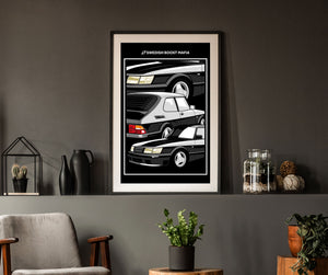 Saab 900 Poster