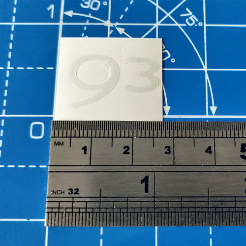 Saab 93 Etched Window Stickers - Pair