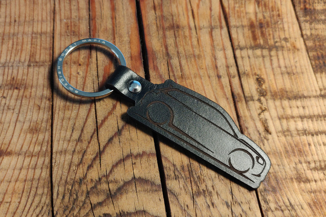 C30 Silhouette Leather Key Ring