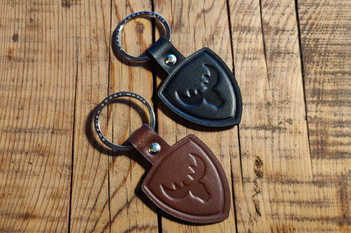 Moose Leather Key Ring