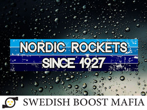 Nordic Rockets Slap Sticker