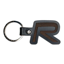 Load image into Gallery viewer, R Leather Key Ring