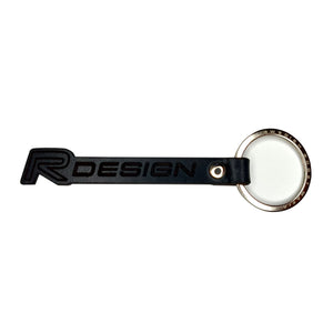 R Design Leather Key Ring