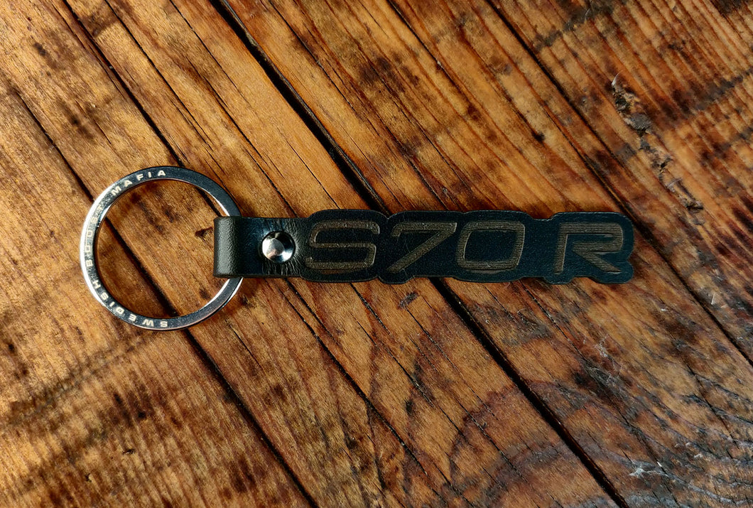S70 R Leather Key Ring