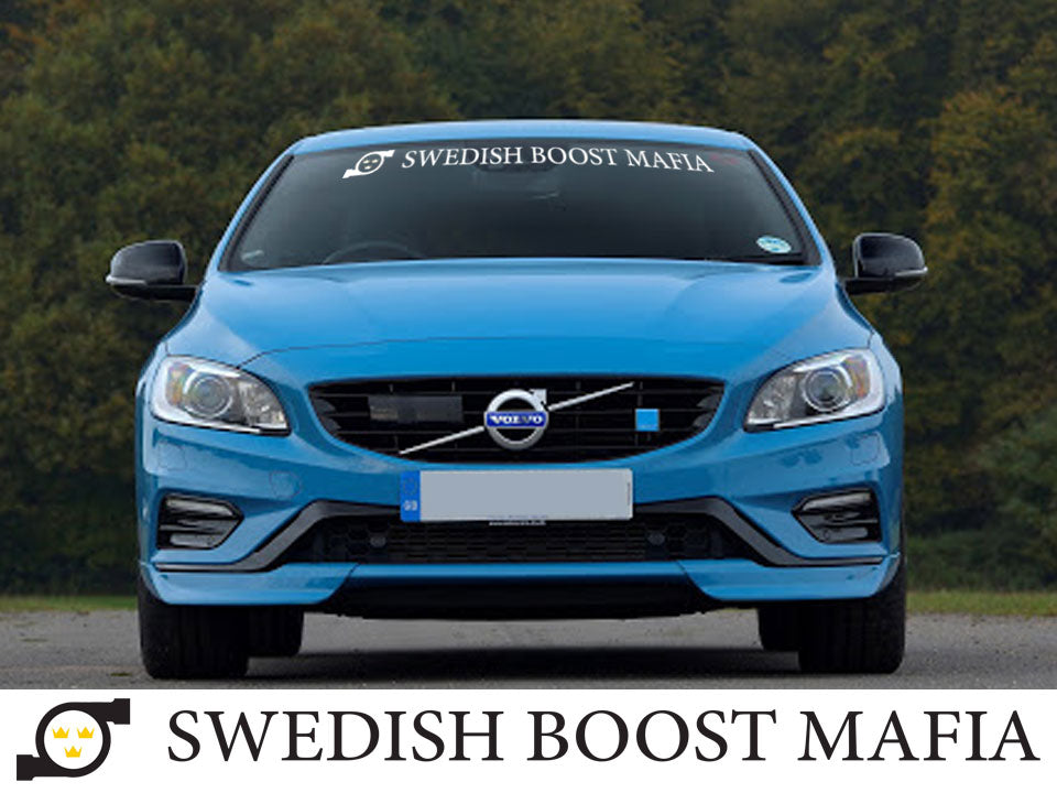 Large SBM windshield sticker – Swedish Boost Mafia
