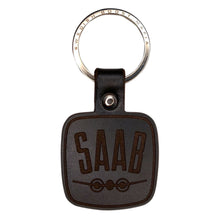 Load image into Gallery viewer, Saab Plane Leather Key Ring