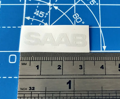 Saab Etched Window Stickers - Pair