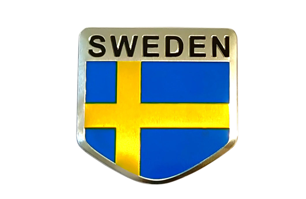3D Aluminium Swedish Shield Badge