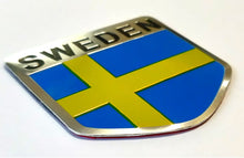 Load image into Gallery viewer, 3D Aluminium Swedish Shield Badge
