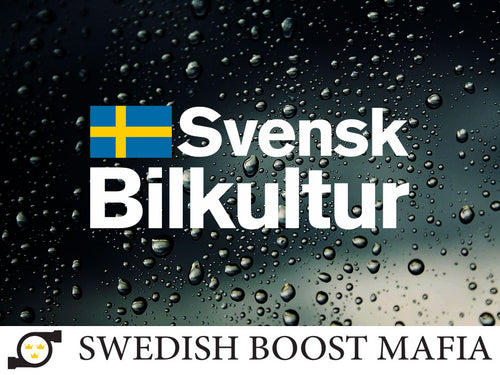 Svensk Bilkultur Decal - Swedish Car Culture