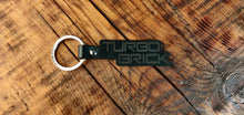 Load image into Gallery viewer, Turbo Brick Leather Key Ring - Text Version
