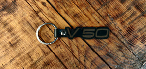 V50 Leather Key Ring