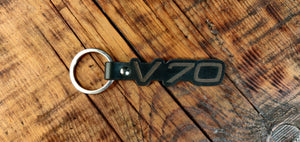 V70 Leather Key Ring