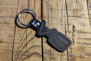 V8 Leather Key Ring