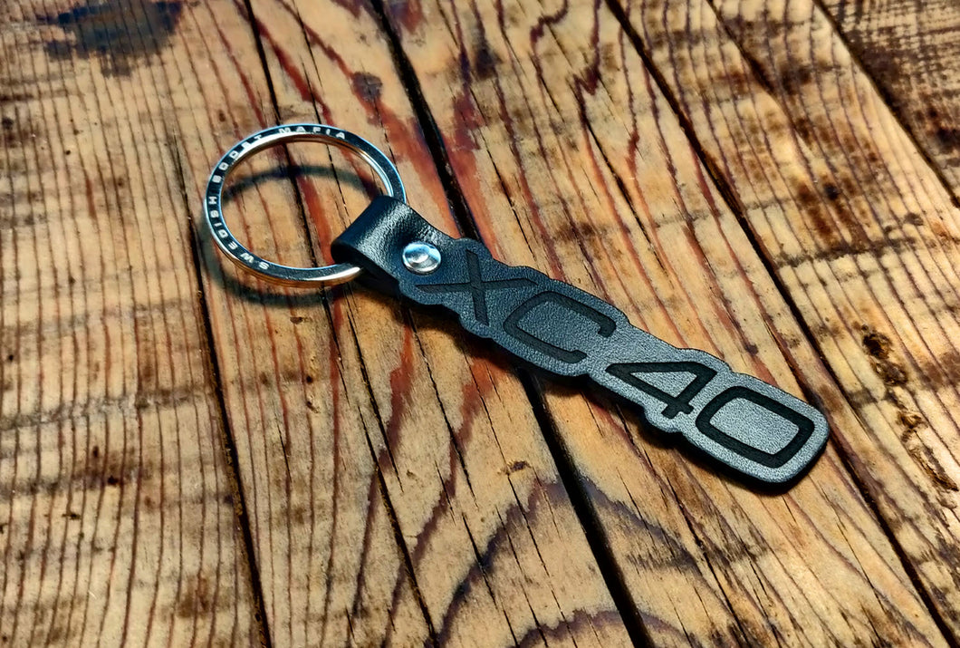 XC40 Leather Key Ring