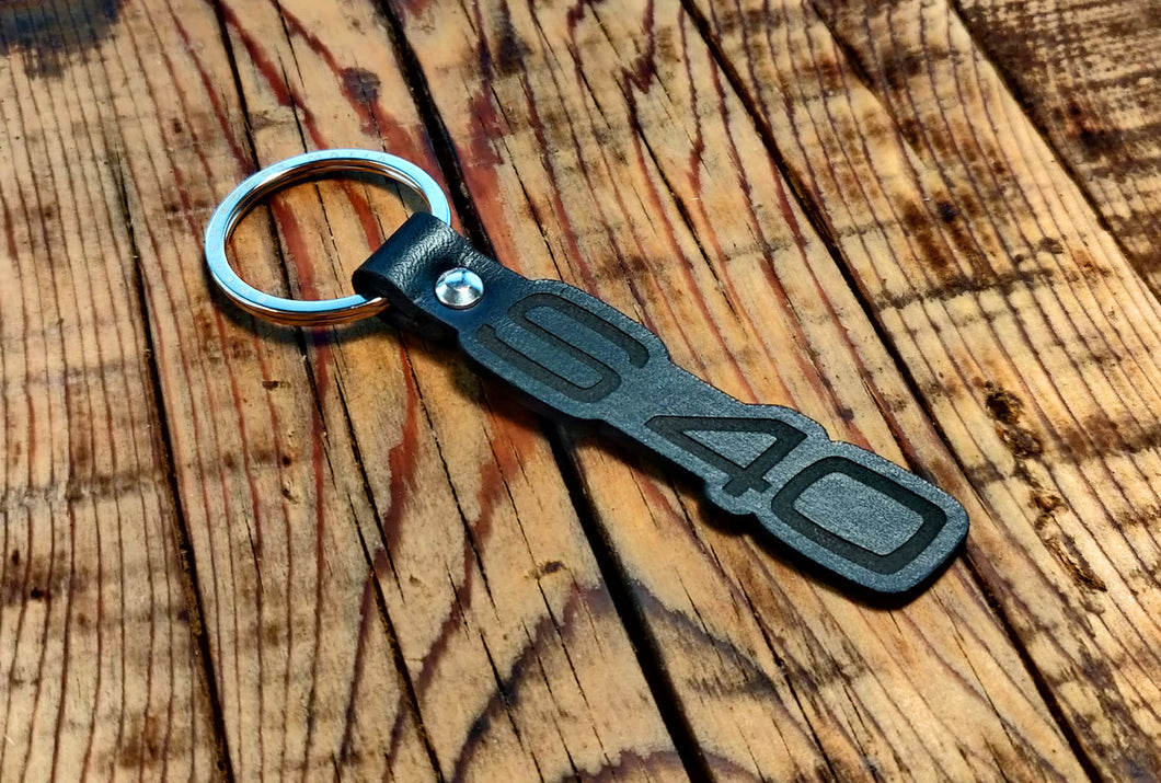 S40 Leather Key Ring