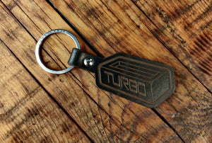 Turbo Brick Leather Key Ring