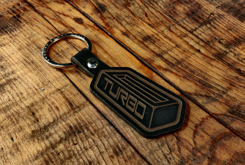 Turbo Brick Leather Key Ring