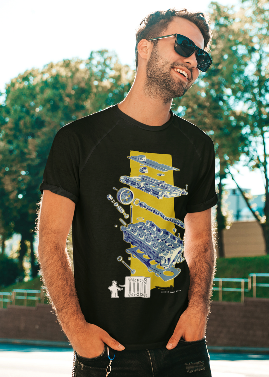 T5 Engine Build T-Shirt - V2.0 – Swedish Boost Mafia